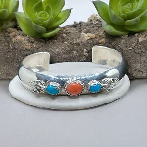 🌺Vintage Carolyn Pollack Cuff Bracelet